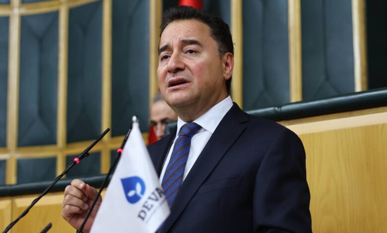 DEVA Partisi Genel Başkanı Ali Babacan