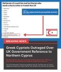 Birleşik Krallık’tan “Kıbrıs’ın kuzey kısmı” ifadesi Rum tarafını öfkelendirdi